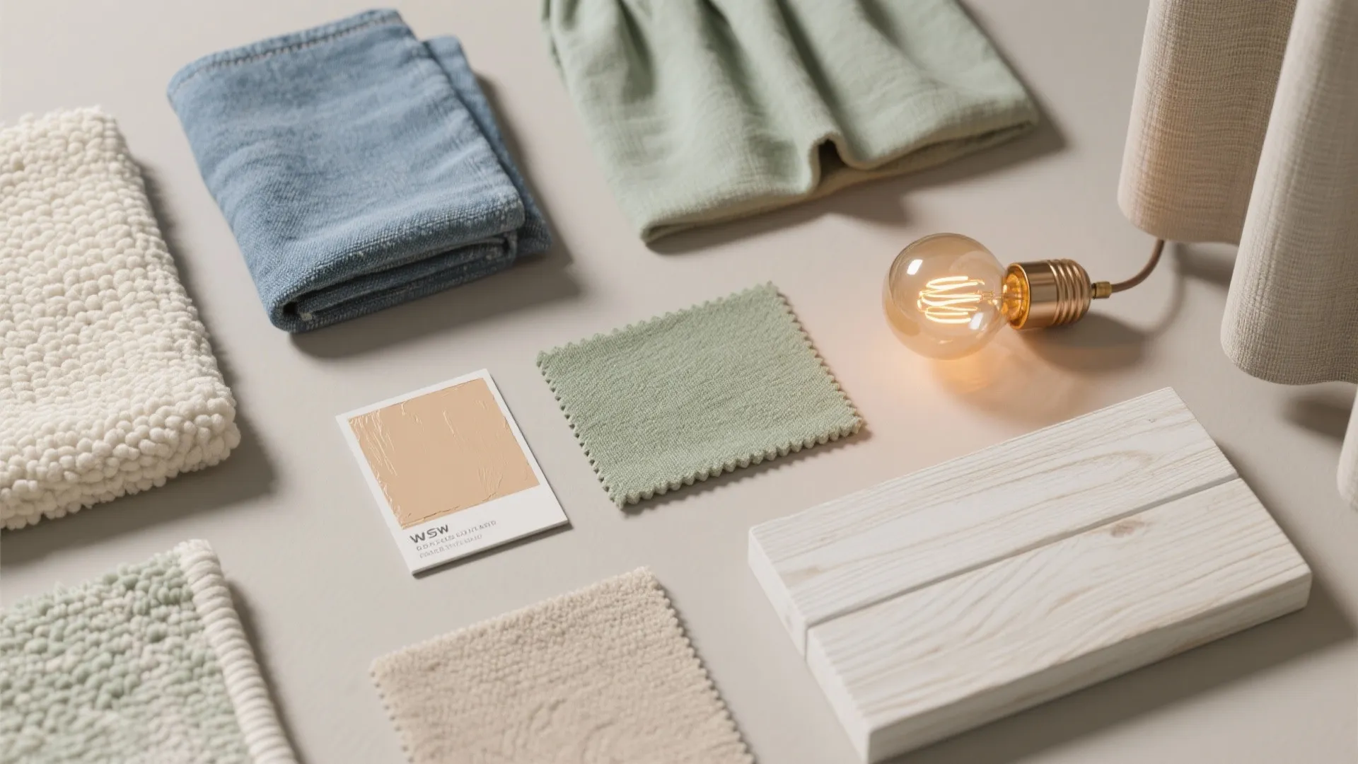 2) Softer blues, warmer neutrals, and texture