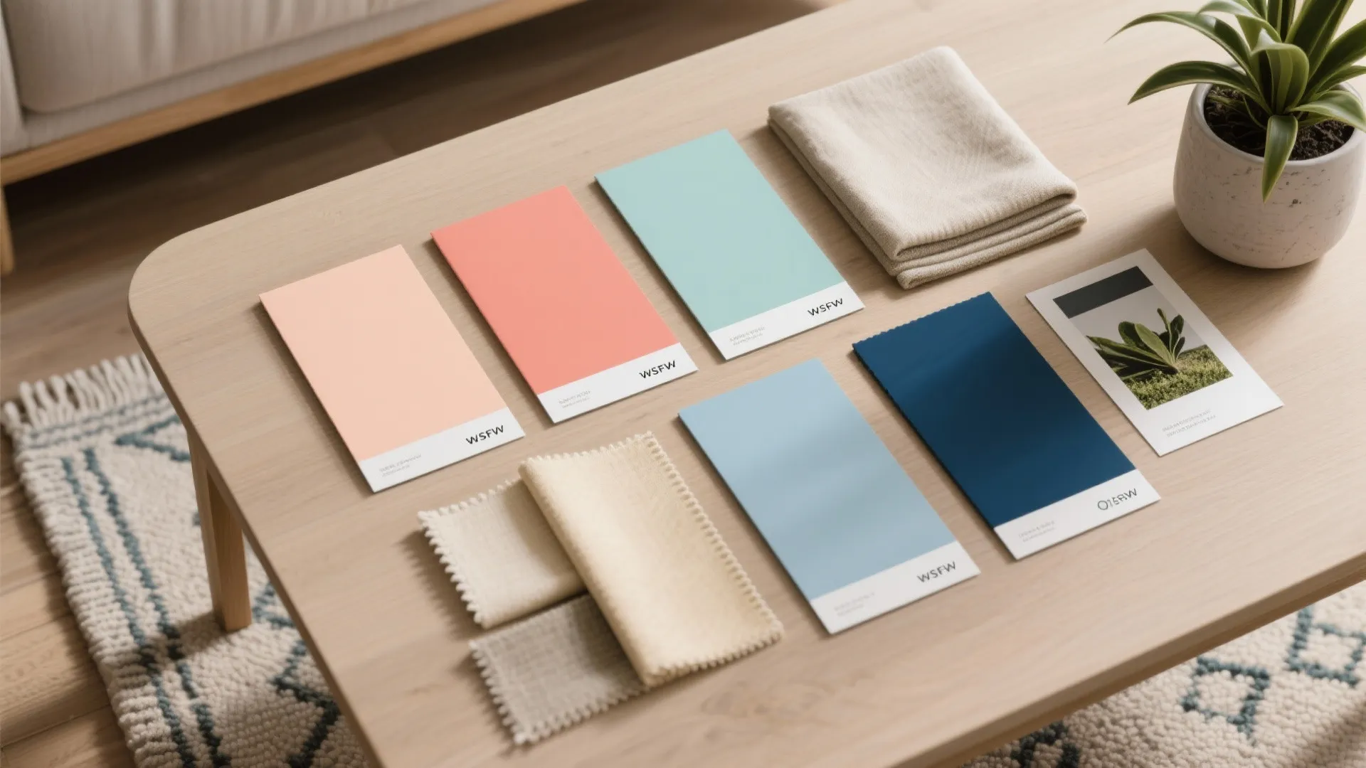 1. Let AI generate matched palettes from a single photo