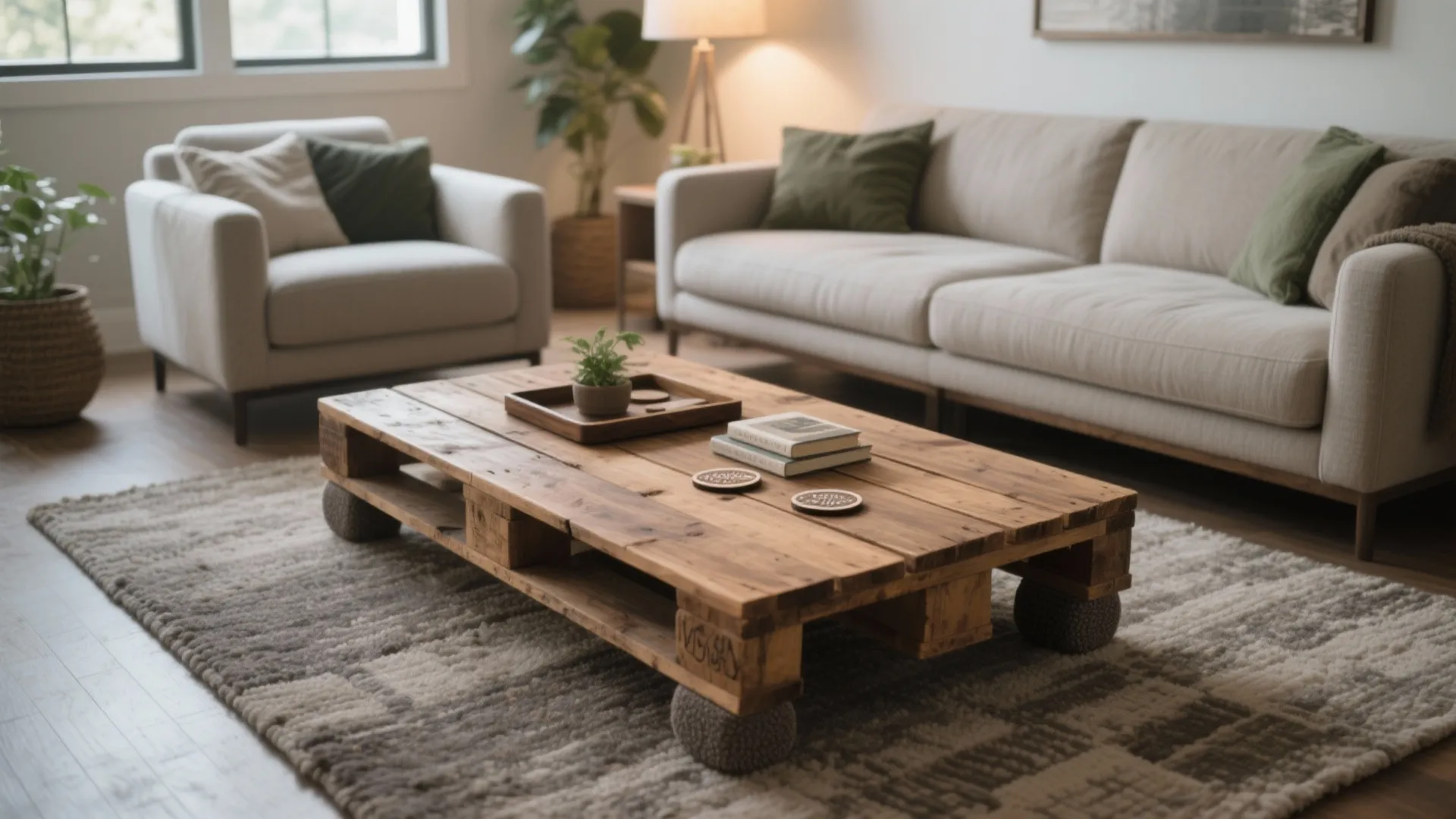 Wood Pallet Coffee Table DIY: Easy Steps for Beginners: 1 Minute to Coffee Table Bliss: Fast-Track Guide with Pallet Wood