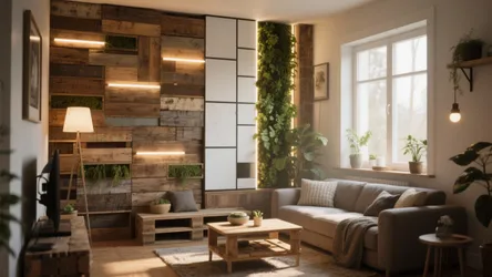 10 Creative Pallet Wall Ideas for Living Room