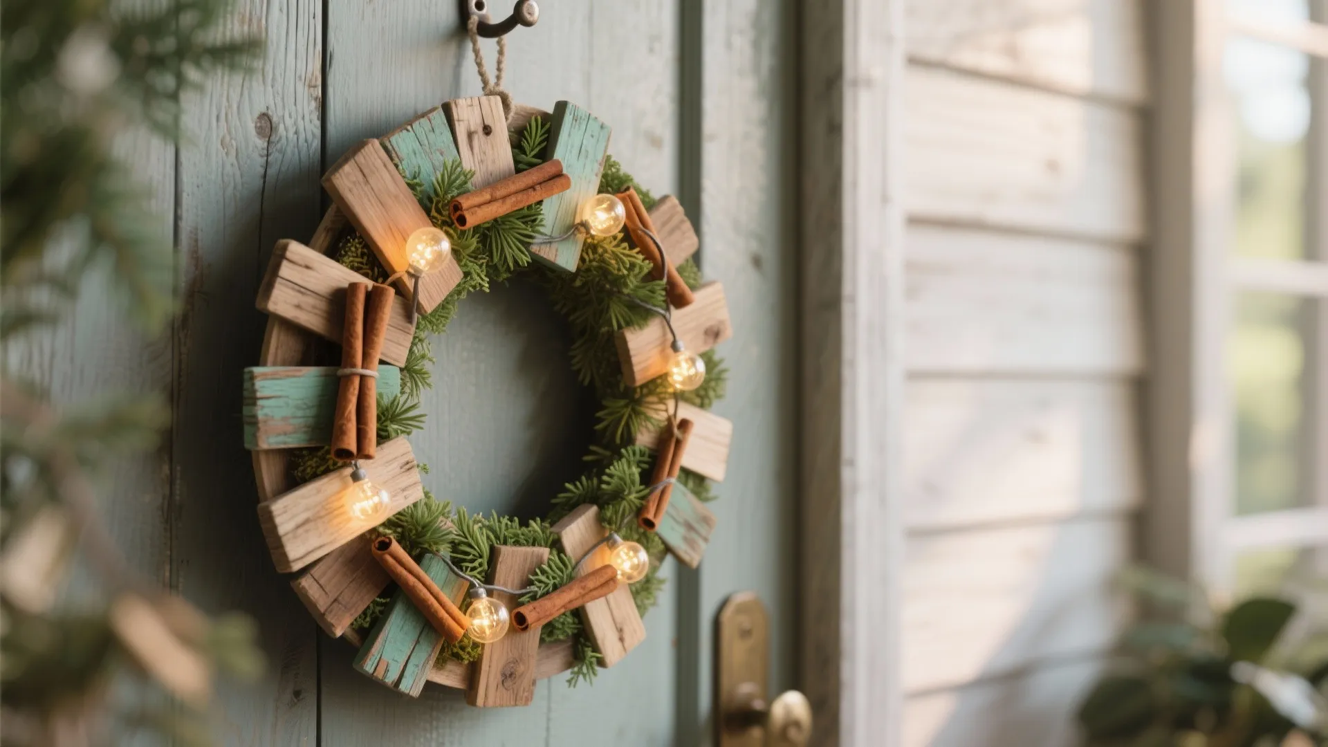 5. Upcycled Pallet Wreath