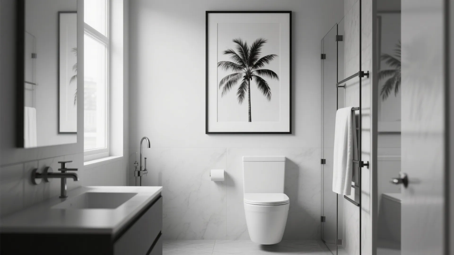 7. Palm Framed Artwork