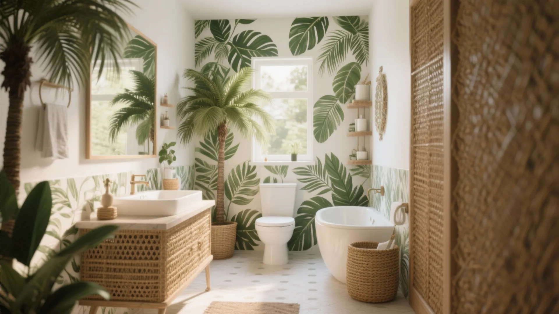 10 Palm Tree Bathroom Ideas: Creative Ways to Bring Palm Vibes Into Your Bathroom
