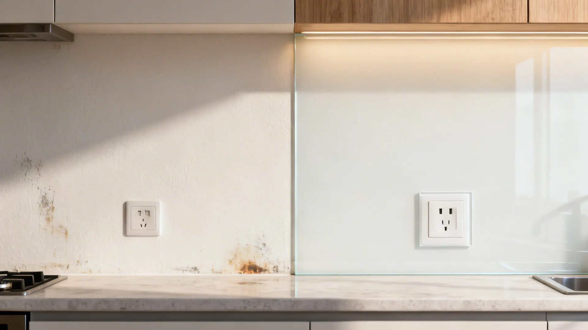 3) Large-Format Glass Panels for a Seamless Look