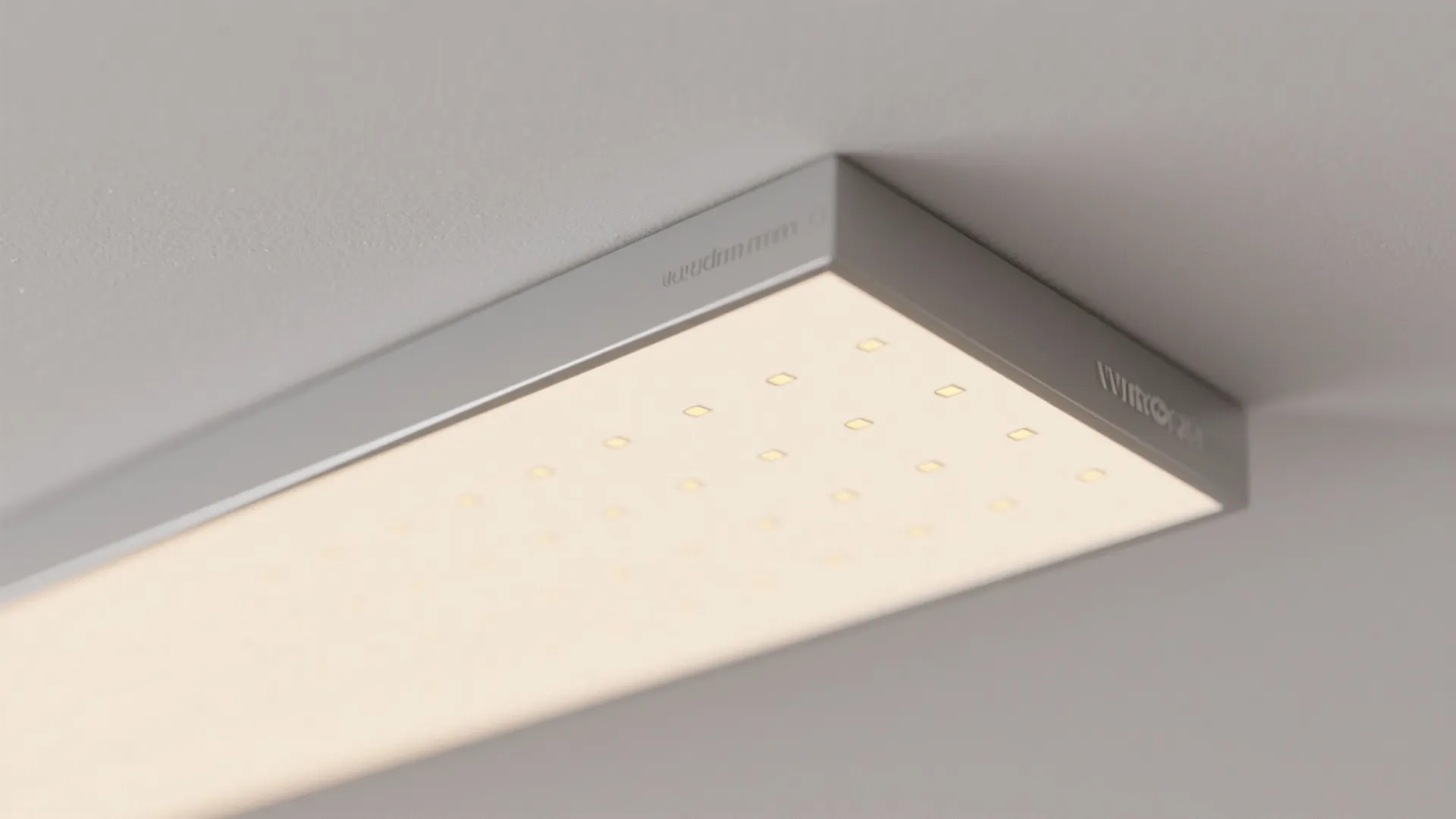 Ultra-slim ceiling grid with tunable-white control