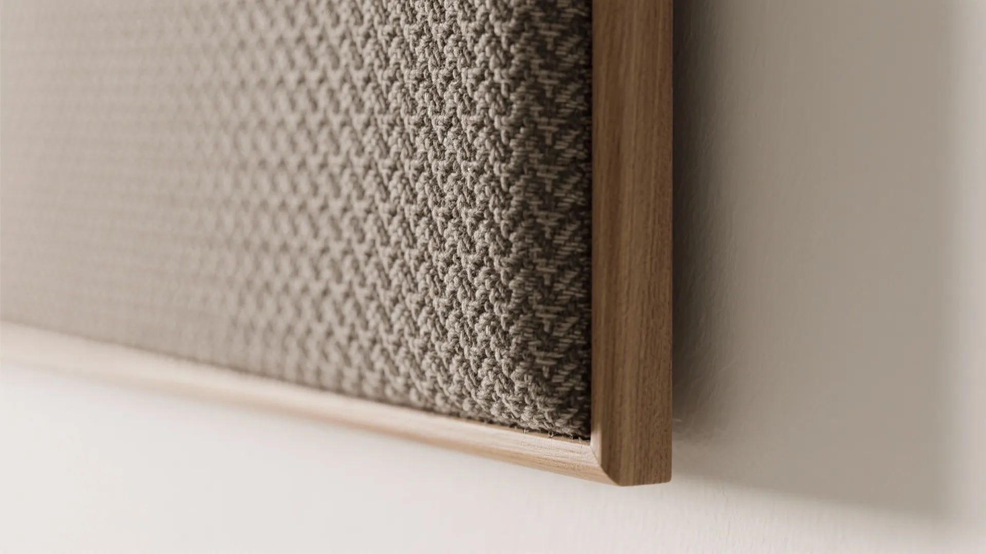 Textured Fabric-Wrapped Wall Panels