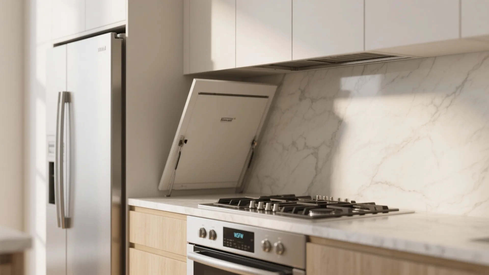 Integrate Appliances and Tame the Countertop