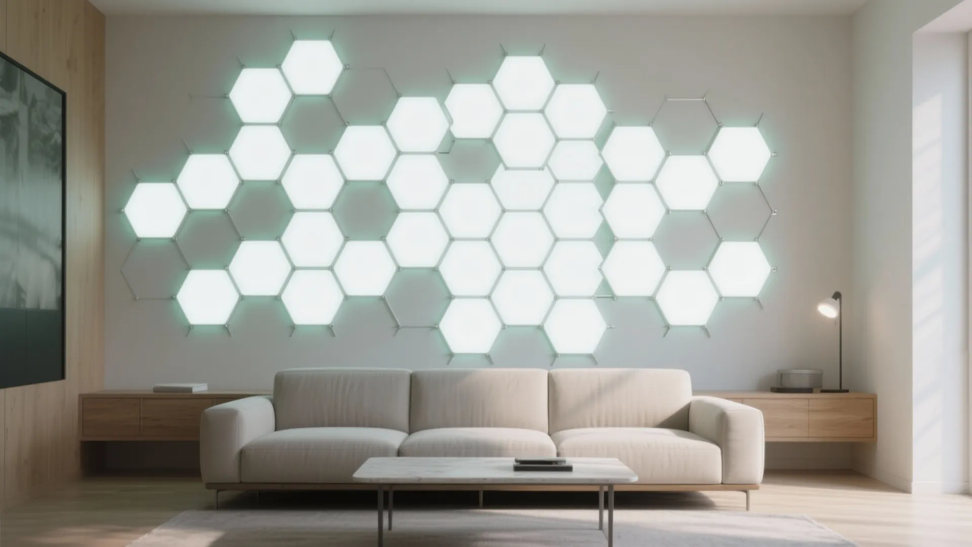 Modular LED Panel Grids as Art
