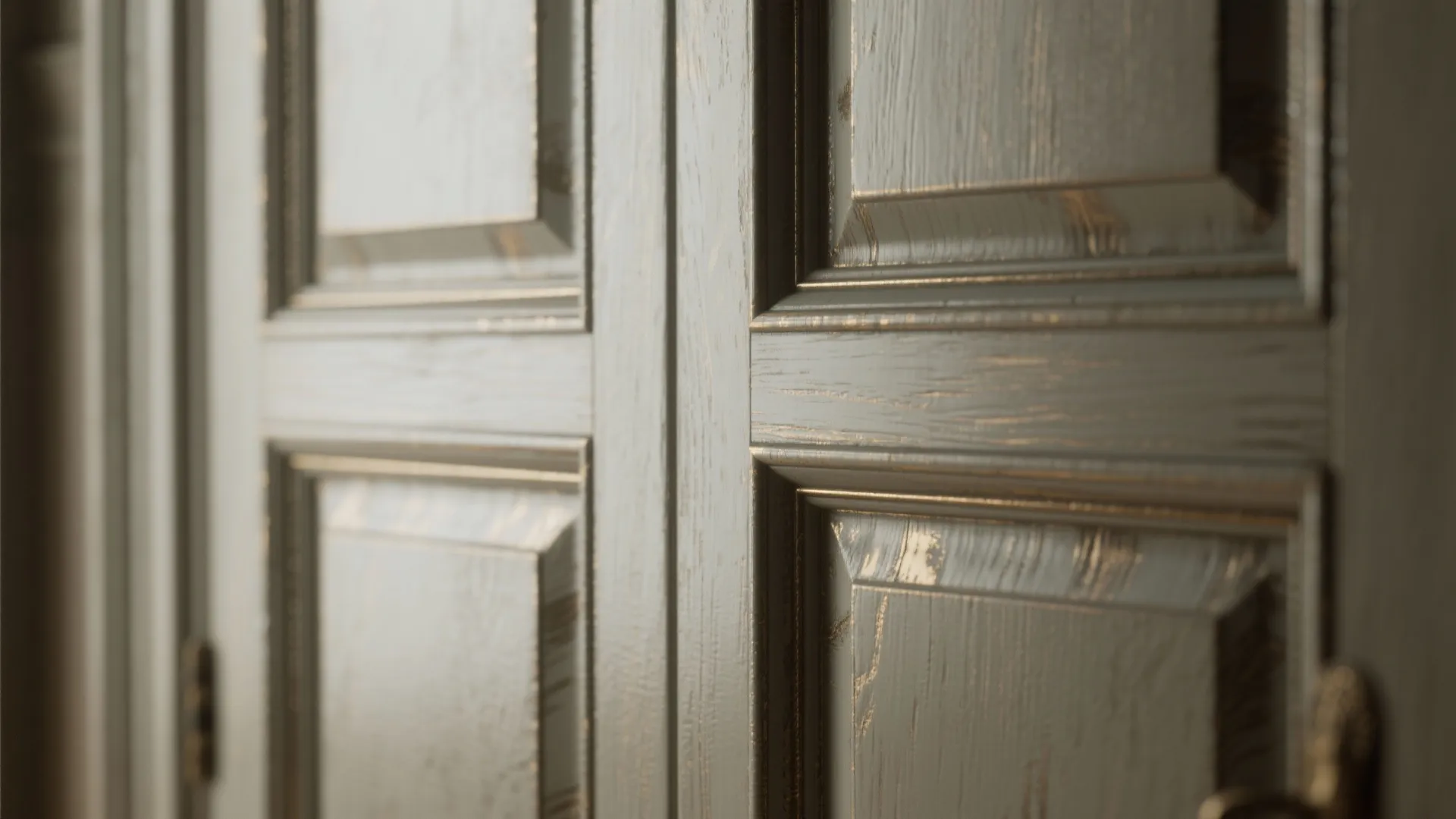 3. Highlight the Panels — stain, glaze, or metallics