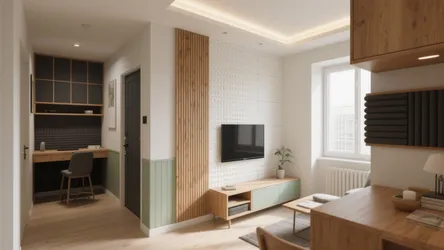 5 Panel Design on Wall Ideas for Small Homes