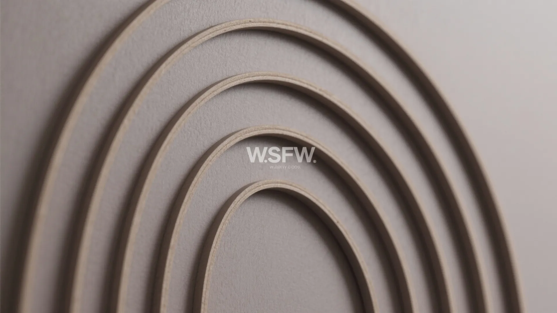Circular Wall Paneling and 3D Relief