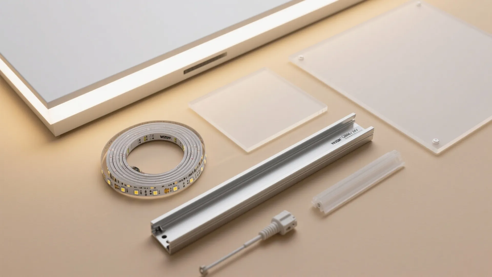 Backlit ceiling panel for spa calm