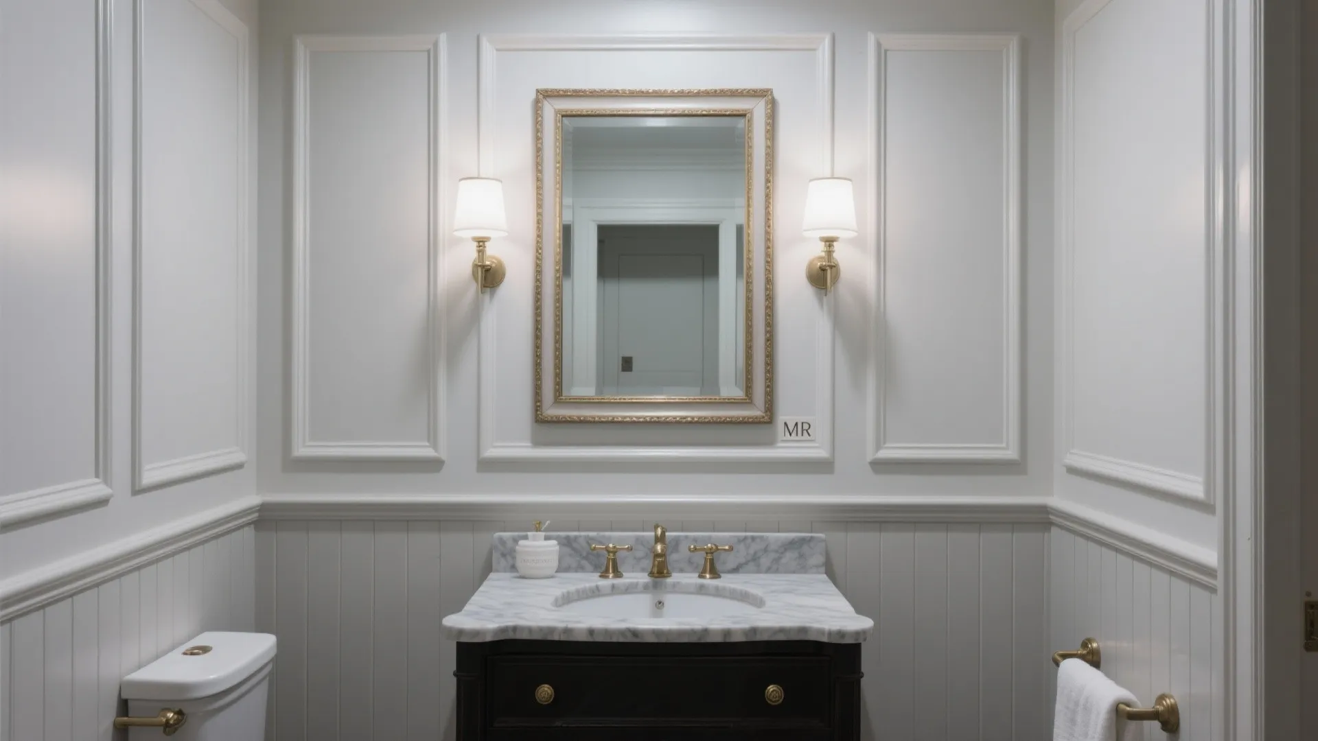 Panel Moulding and Mirror Walls for Instant Grandeur