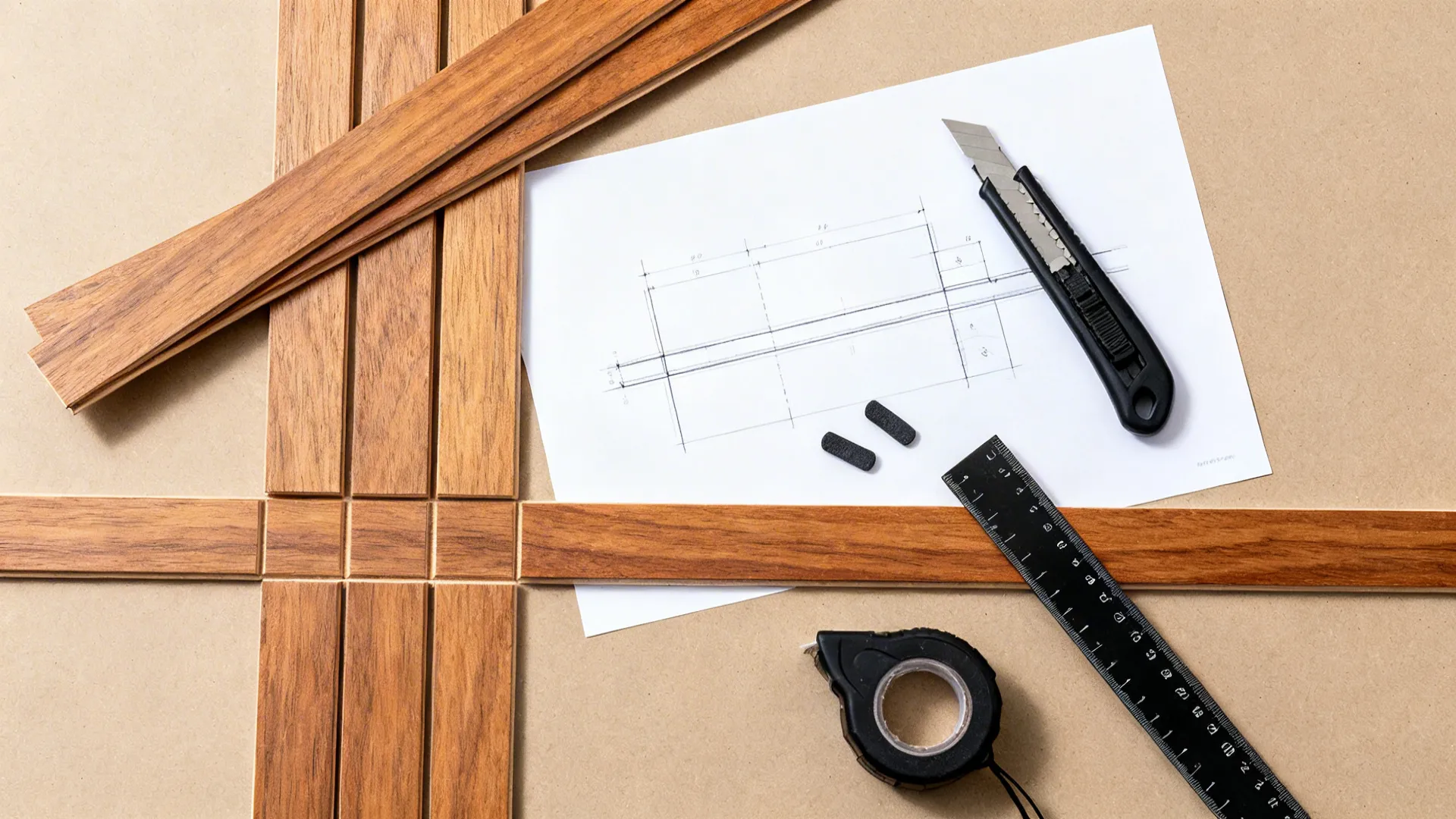 2) Peel-and-Stick Accent Wall That Doubles as a Headboard