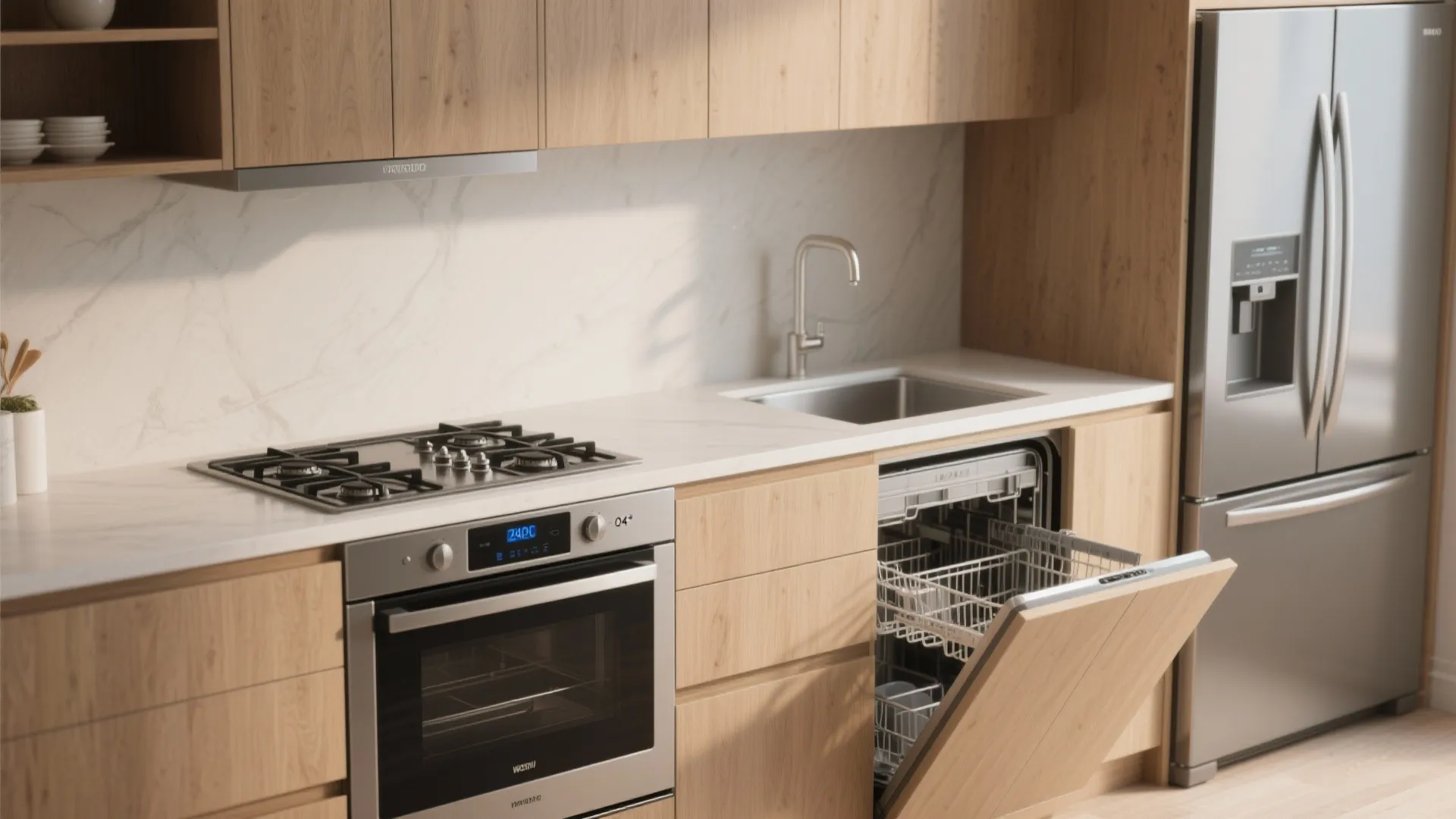 Compact Appliance Strategy with Panel-Ready Fronts