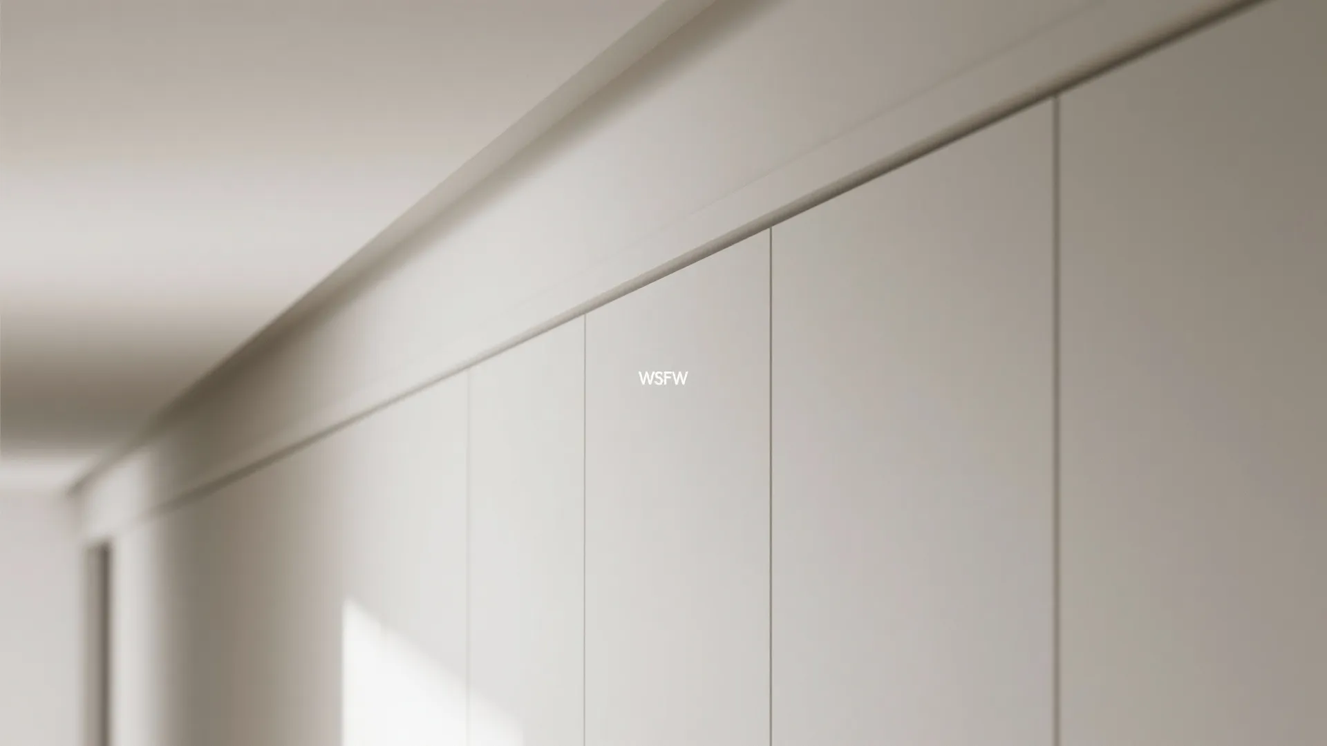 Minimalist Hall Wall Paneling with Hidden Storage