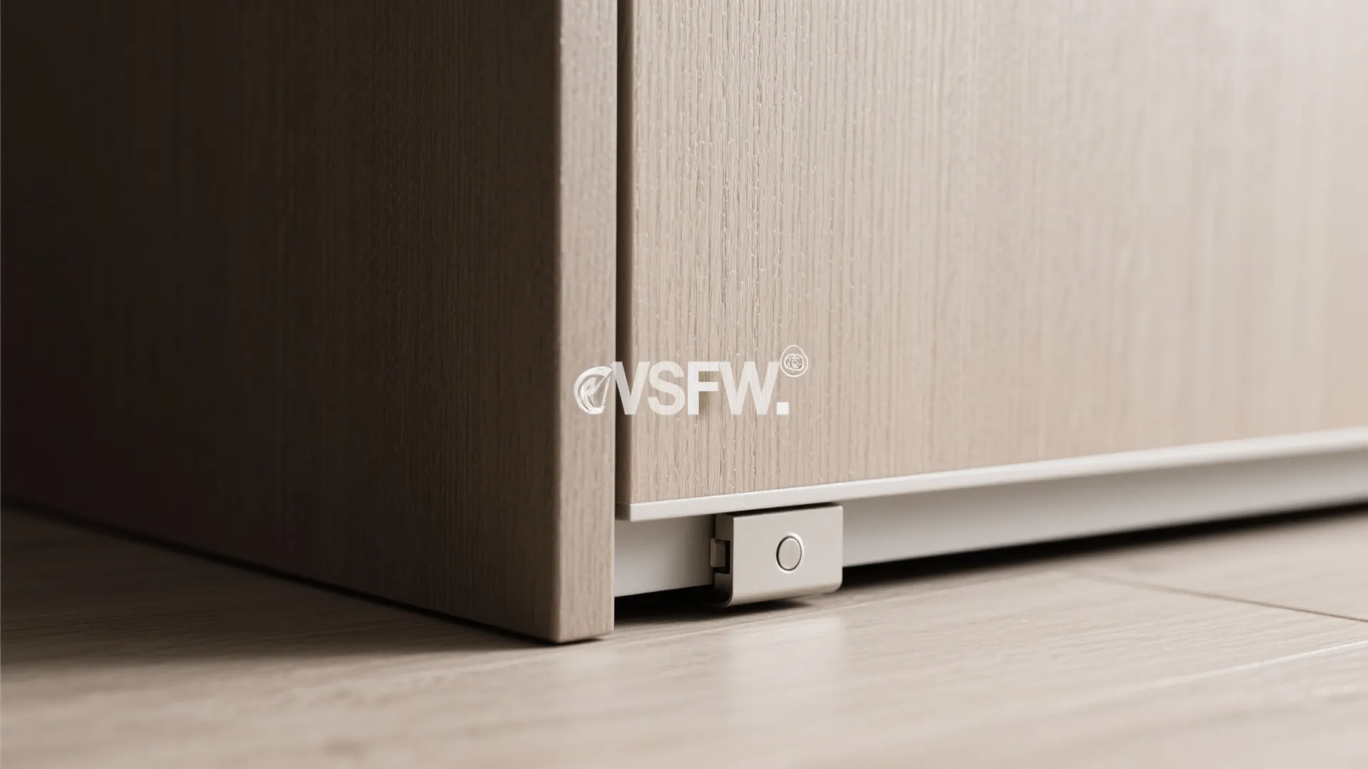 5) Feature Wall with Hidden Doors and Services