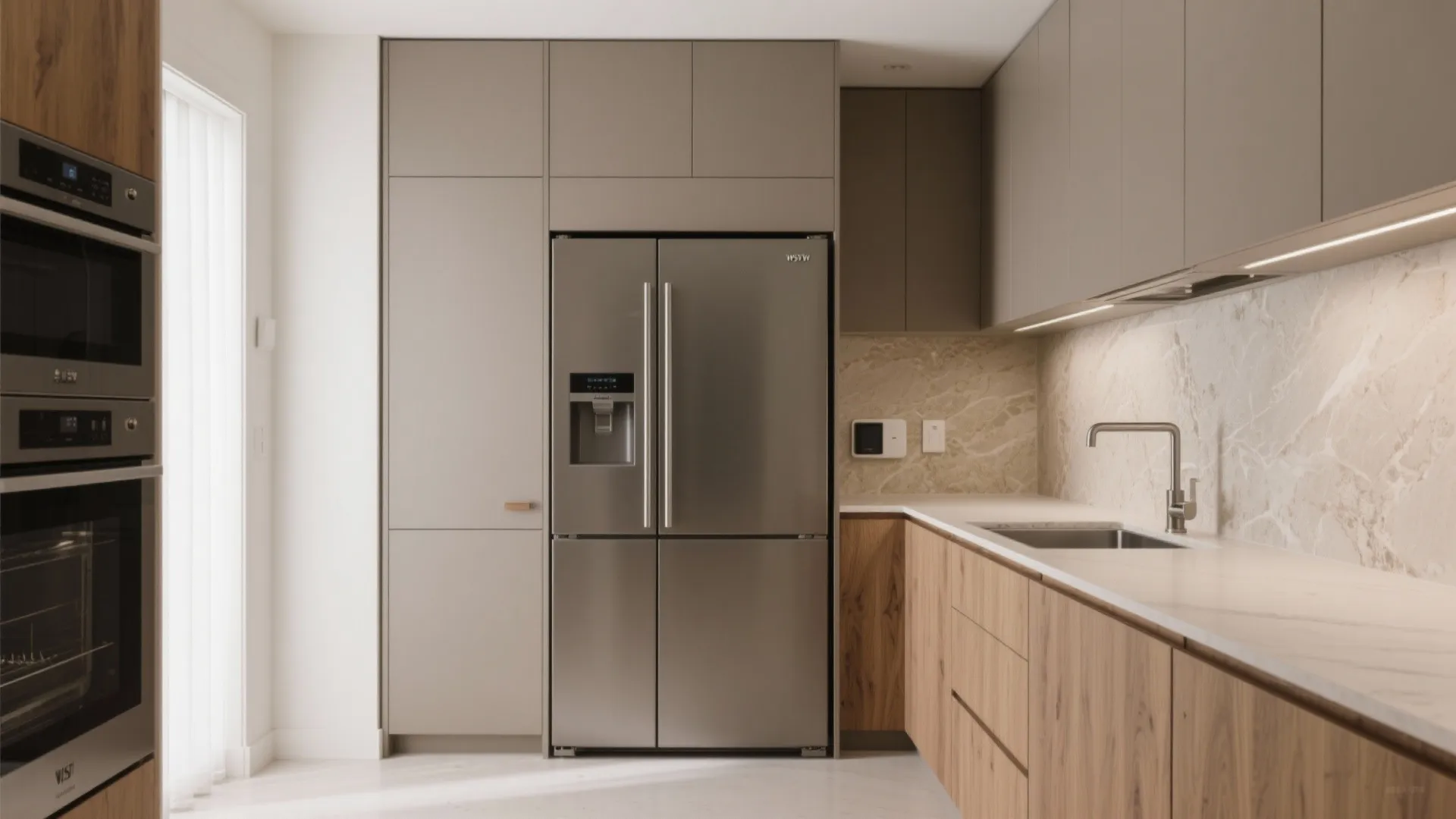 Seamless Storage and Panel-Ready Appliances