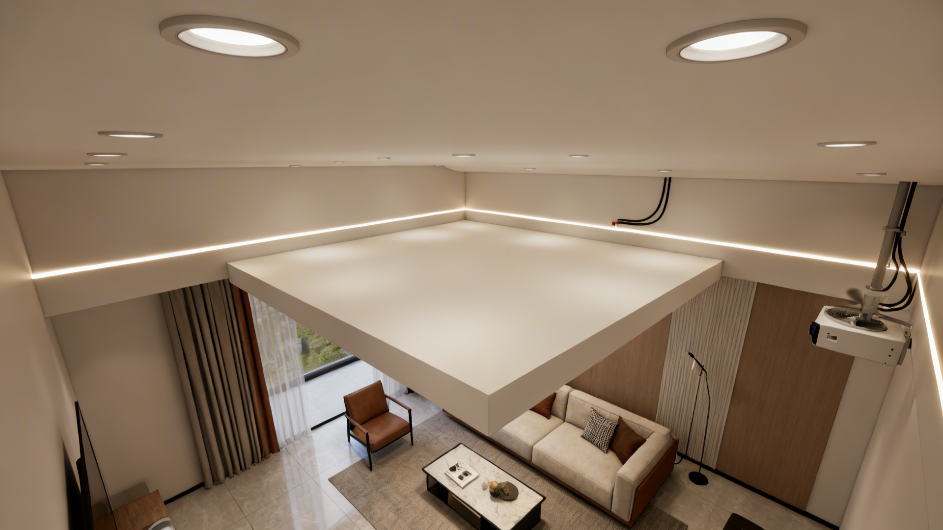 5 Simple False Ceiling Designs for Small Living Rooms