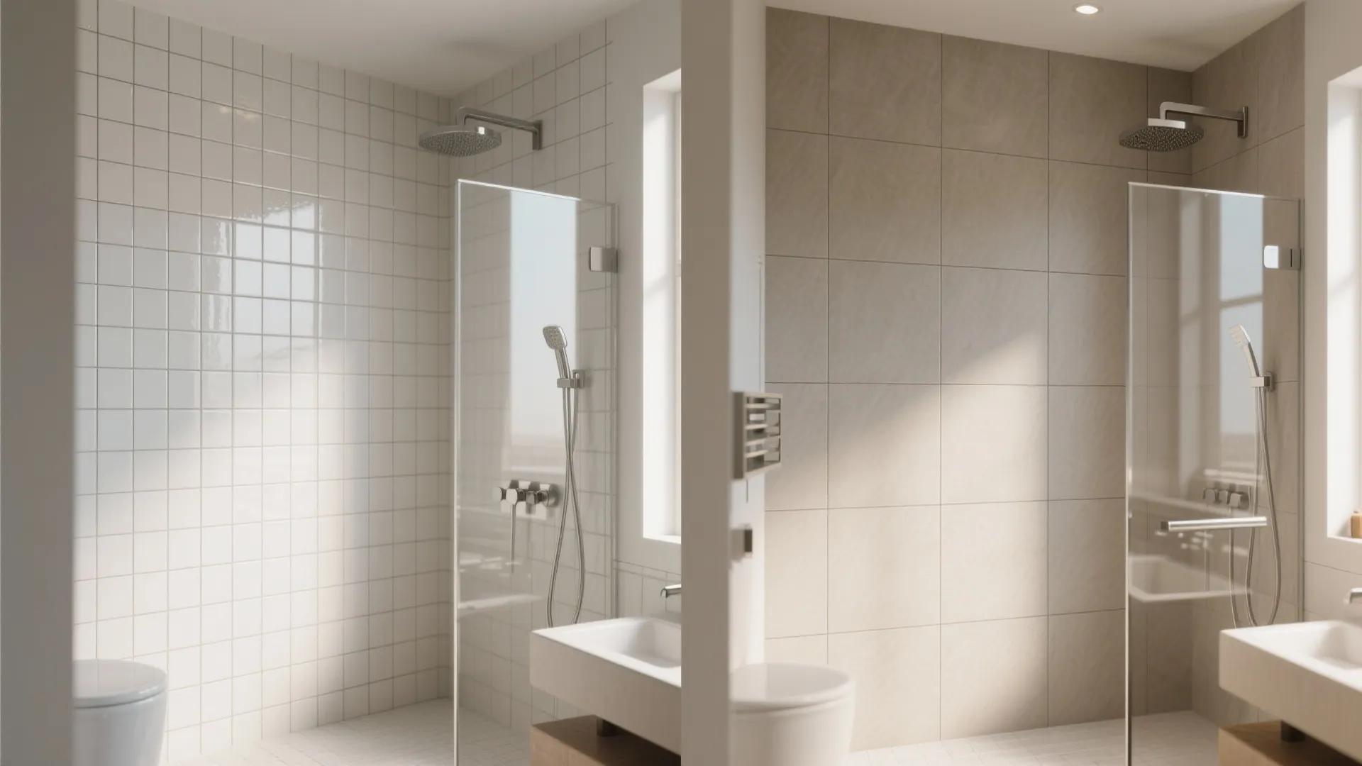 Large-Format Panels to Minimize Grout Lines