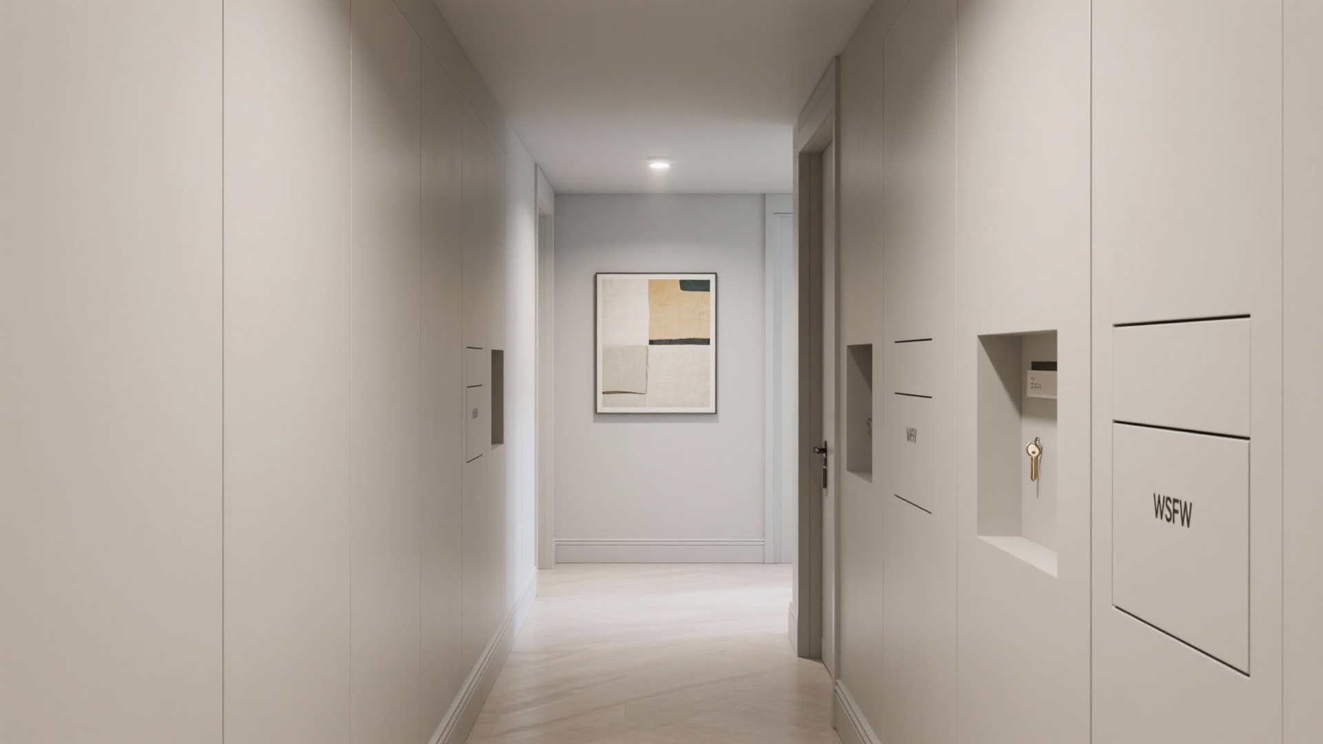 Narrow Hall Feels Dark? Hall Wall Ceiling Design Fixes