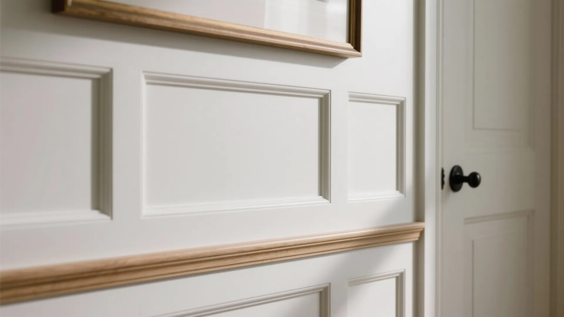 Layered paneling and trim for a tailored look