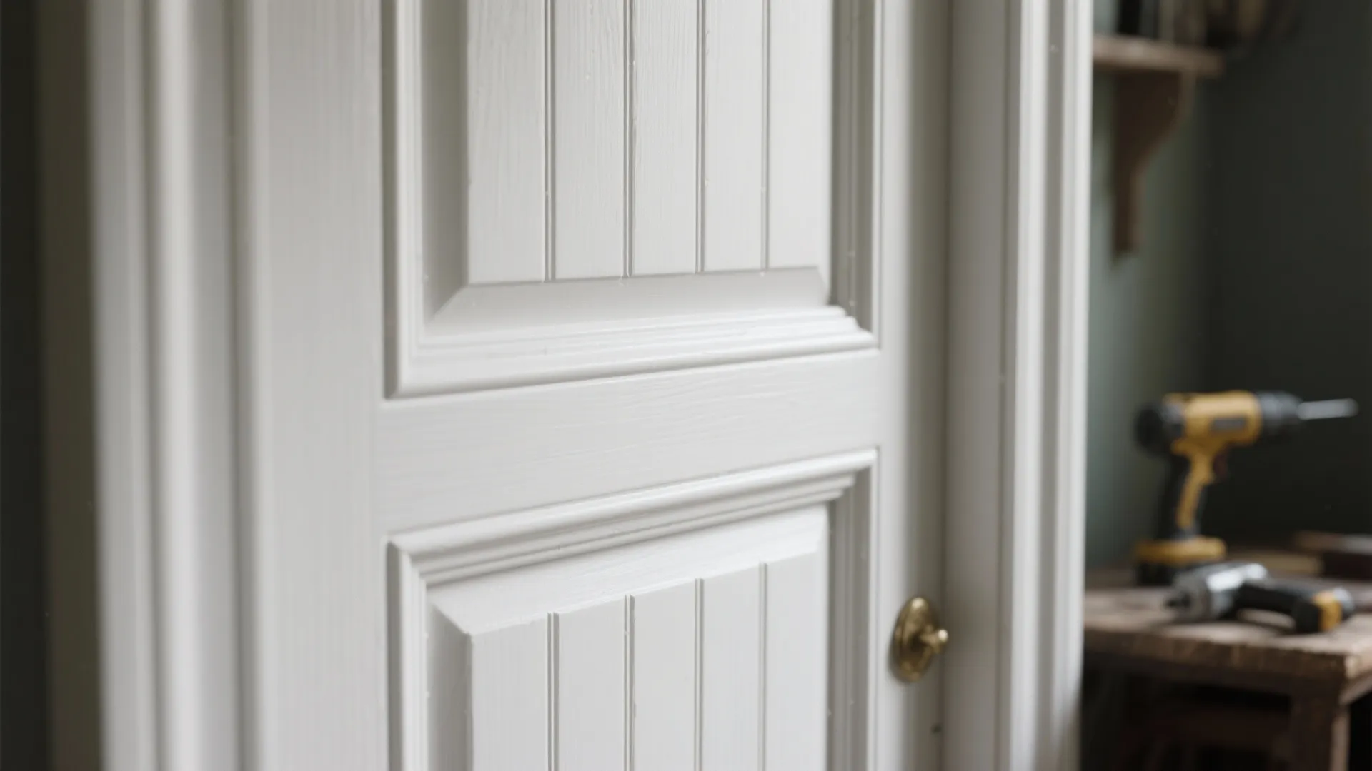 4. Use paneling, grooves, or faux-molding to add interest