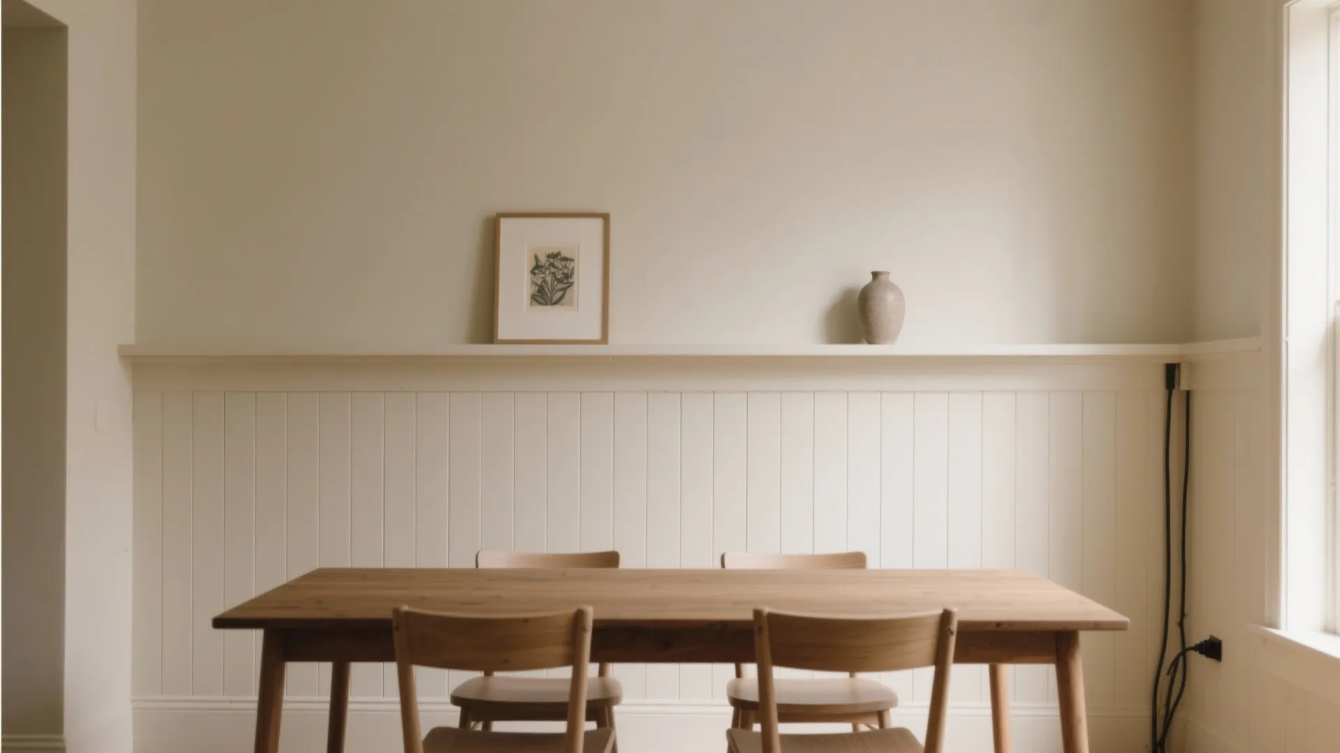 Statement Paneling with Built-In Ledges