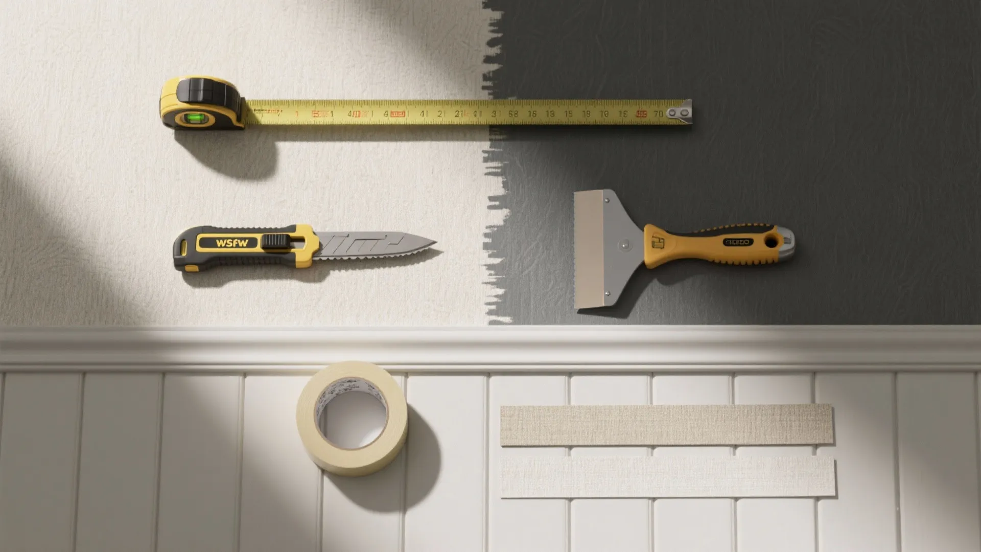 Two-Tone Grey and Paneling Effects