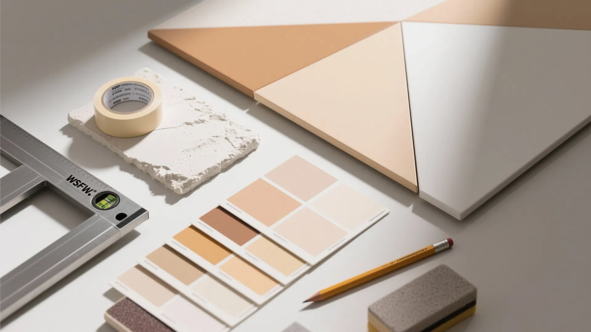 Geometric POP Wall Panels For The Living Room