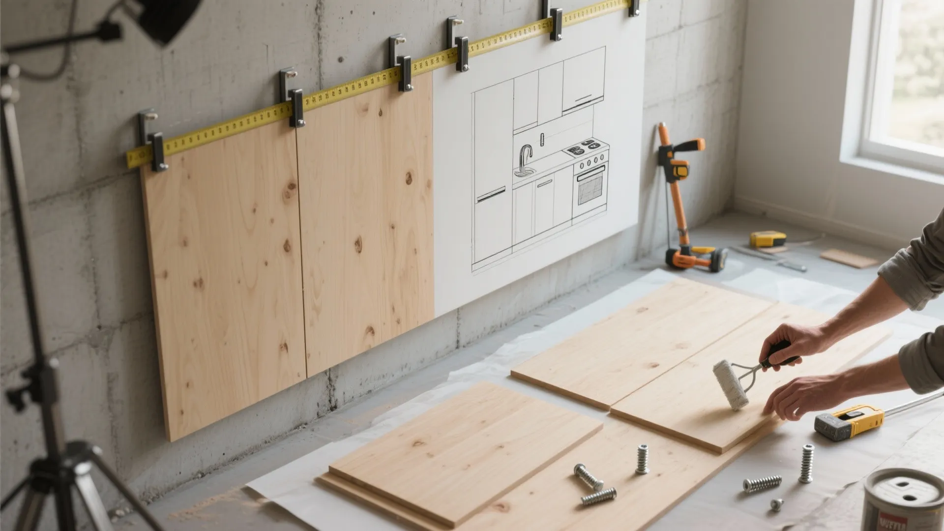 5. Use removable panels or plywood overlays for flexibility