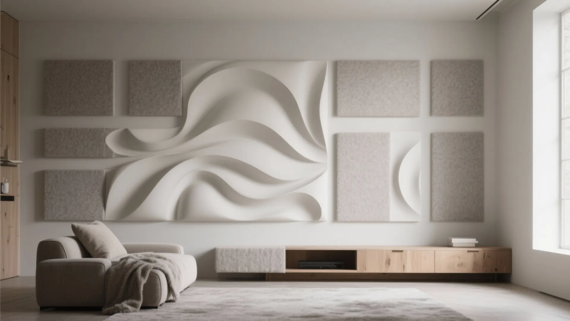 Sculptural 3D and Acoustic Panels