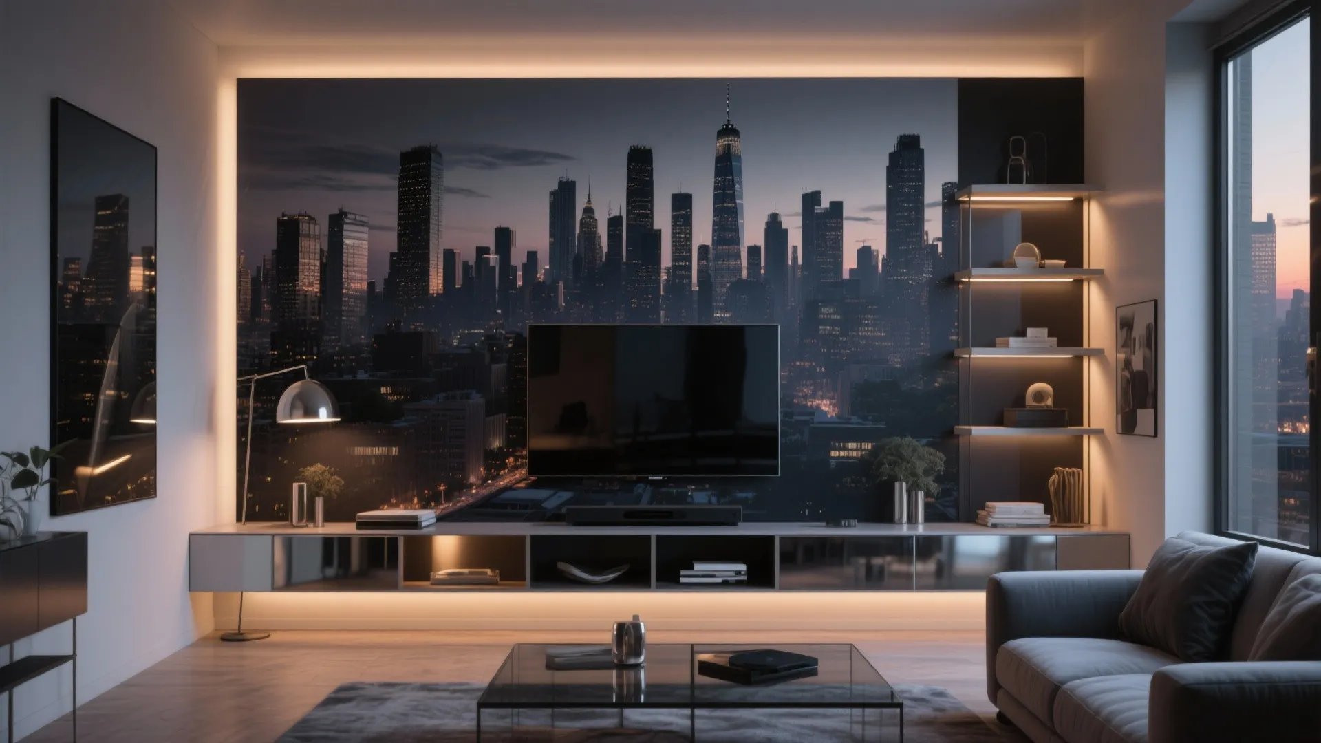 3. Panoramic Cityscape for Urban Chic