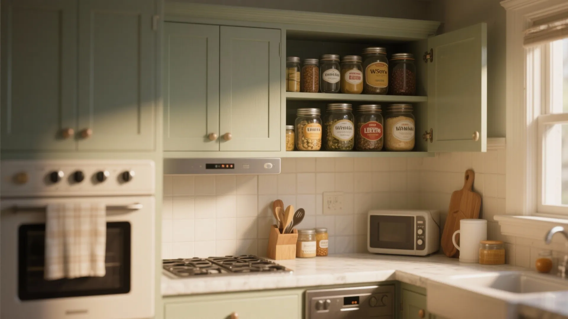 Idea 10: Pantry Above Counter Level