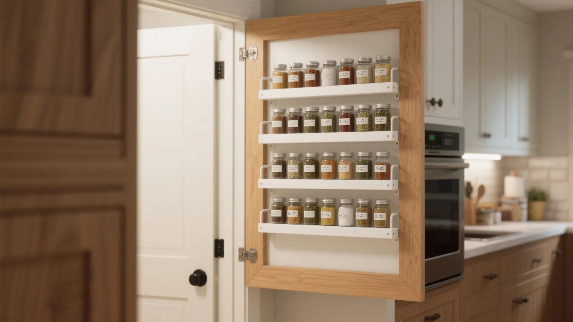 Pantry Door Spice Rack DIY: Maximize Your Kitchen Space
