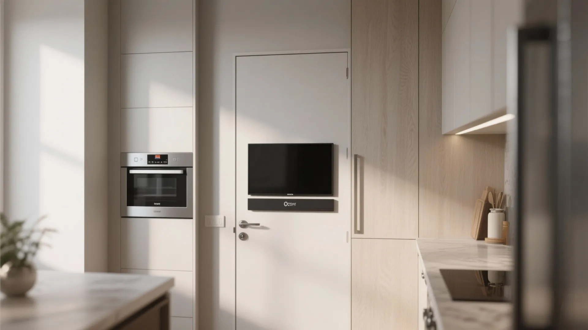 9. Flush Mounted into Pantry Door