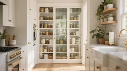 5 Kitchen Pantry Glass Door Ideas