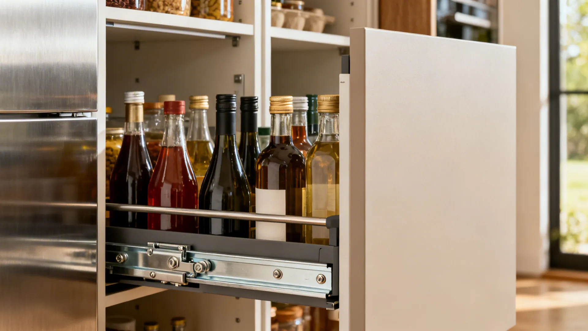 Appliance Integration and Slide-Out Pantries