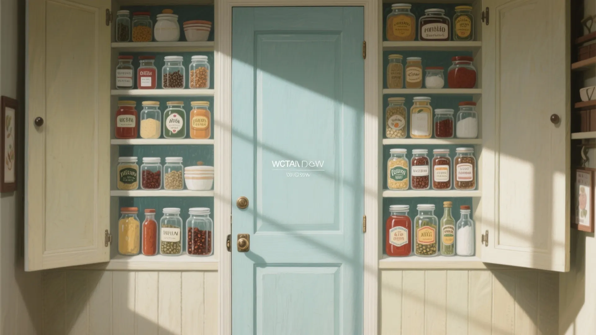 4. Trompe-l'œil Pantry Illusion