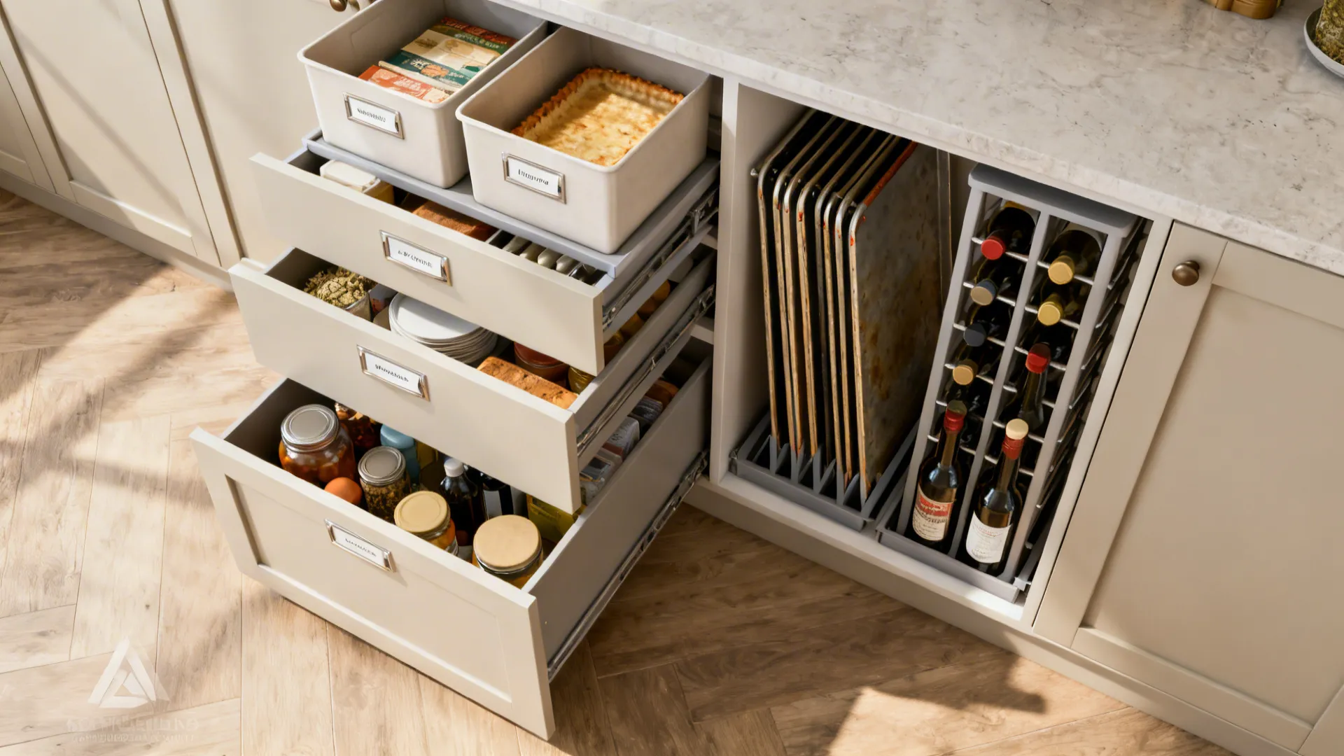 Pantry Inserts Small Kitchen Storage? Modular Kitchen Design with Pantry