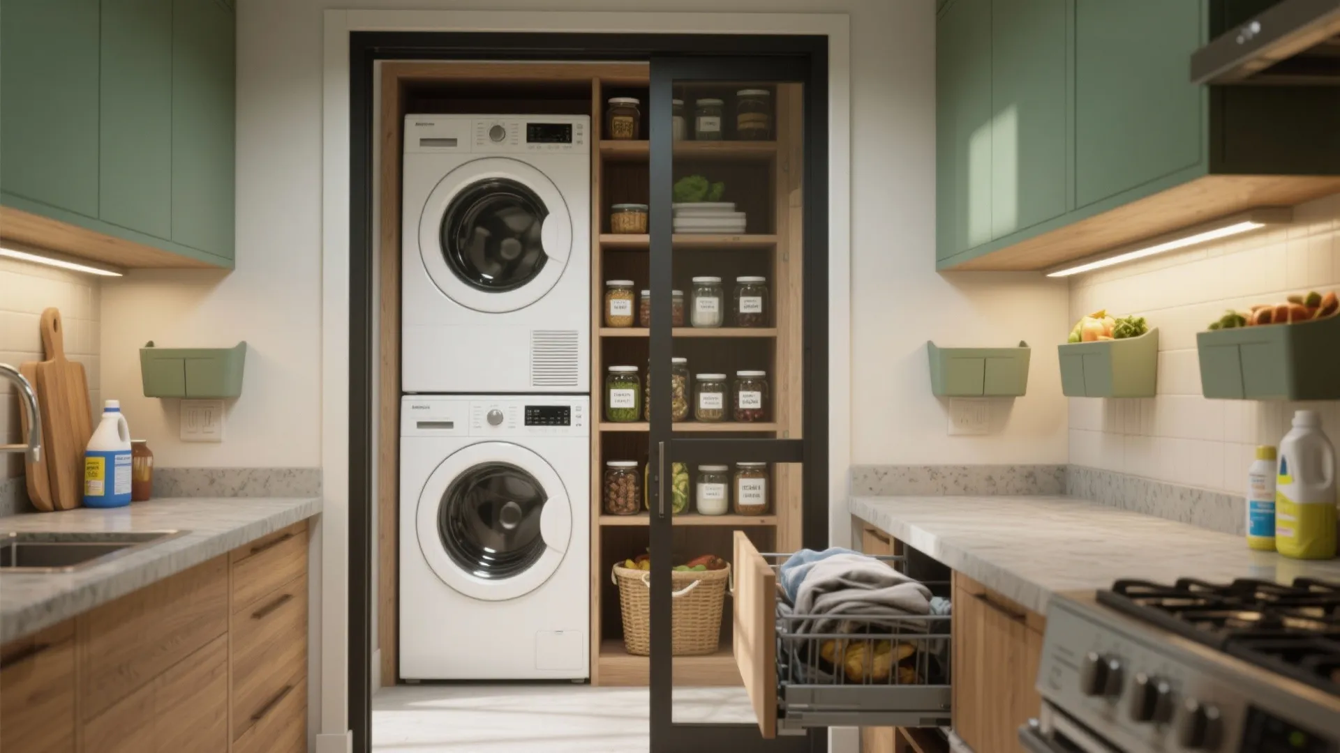 Pantry Laundry Combo Ideas: 5 Small-Space Hacks: Practical pantry laundry room combo ideas I use to make tiny utility spaces work harder
