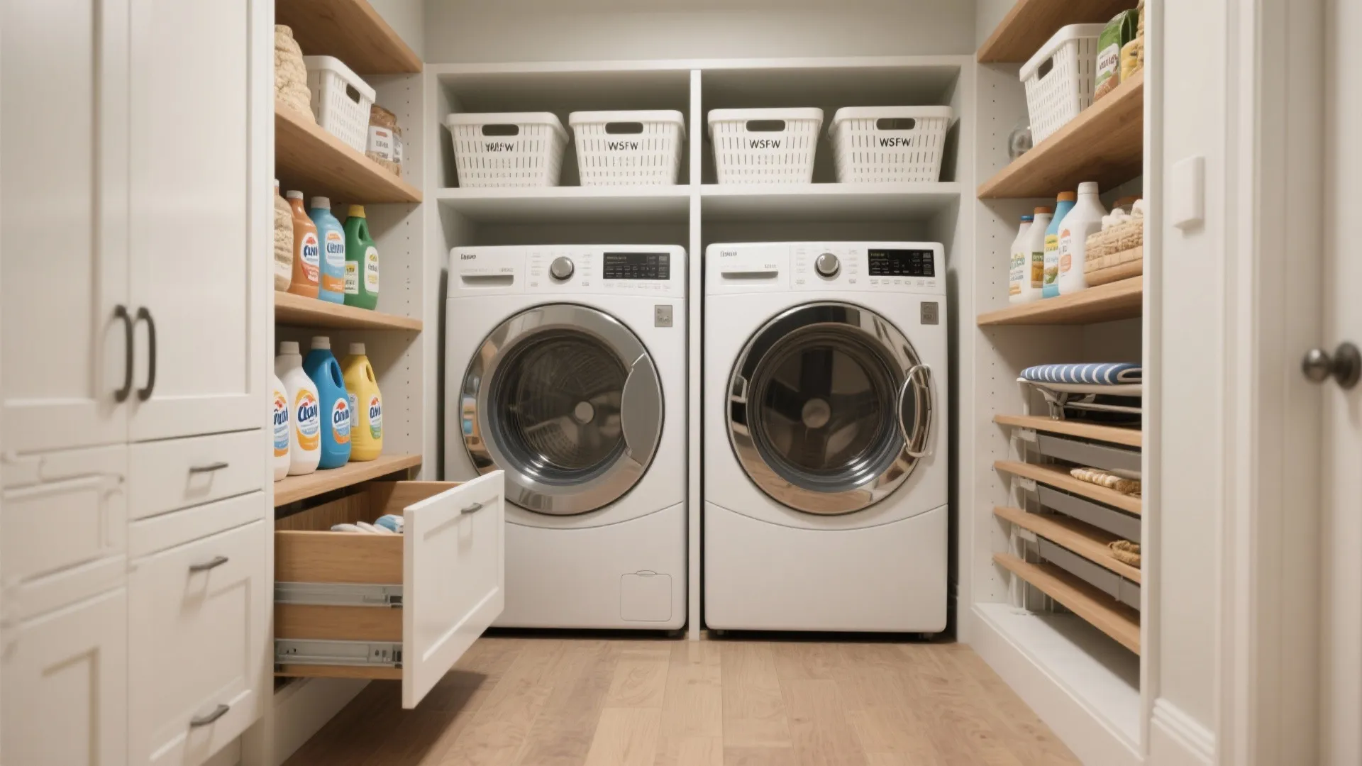 3. Pantry-Powered Laundry: Combine with Storage