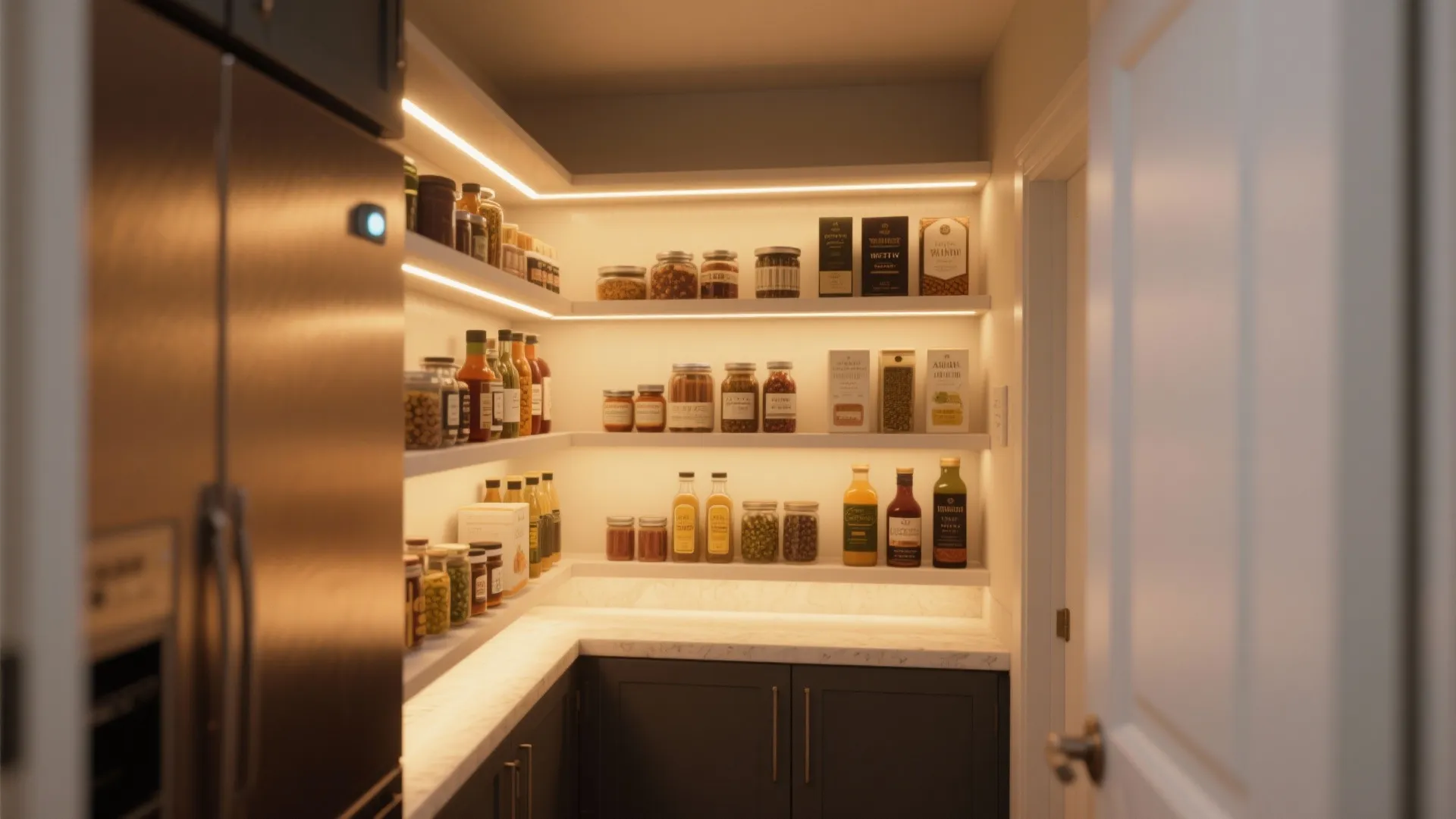 10. Lighting Inside the Pantry