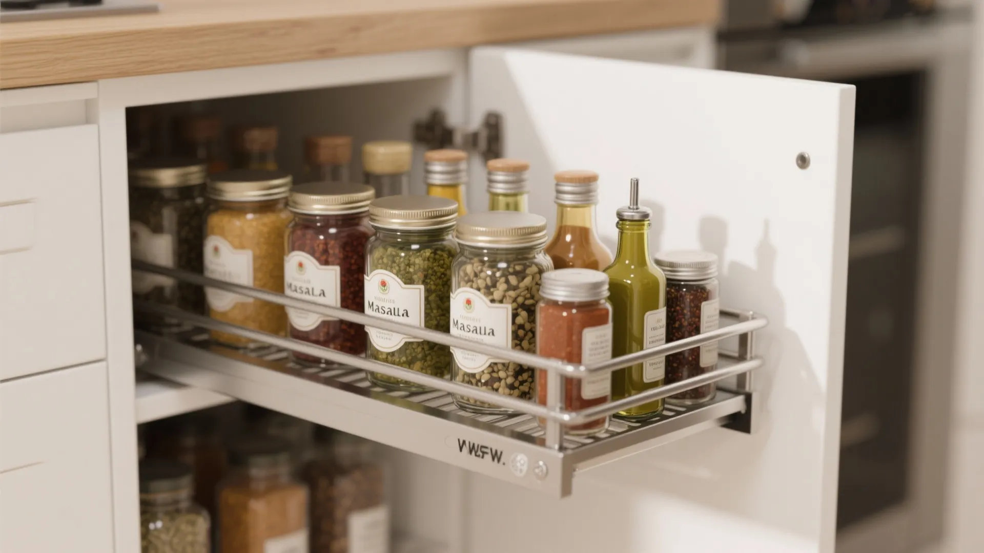 Minimalist Pantry and Hidden Storage