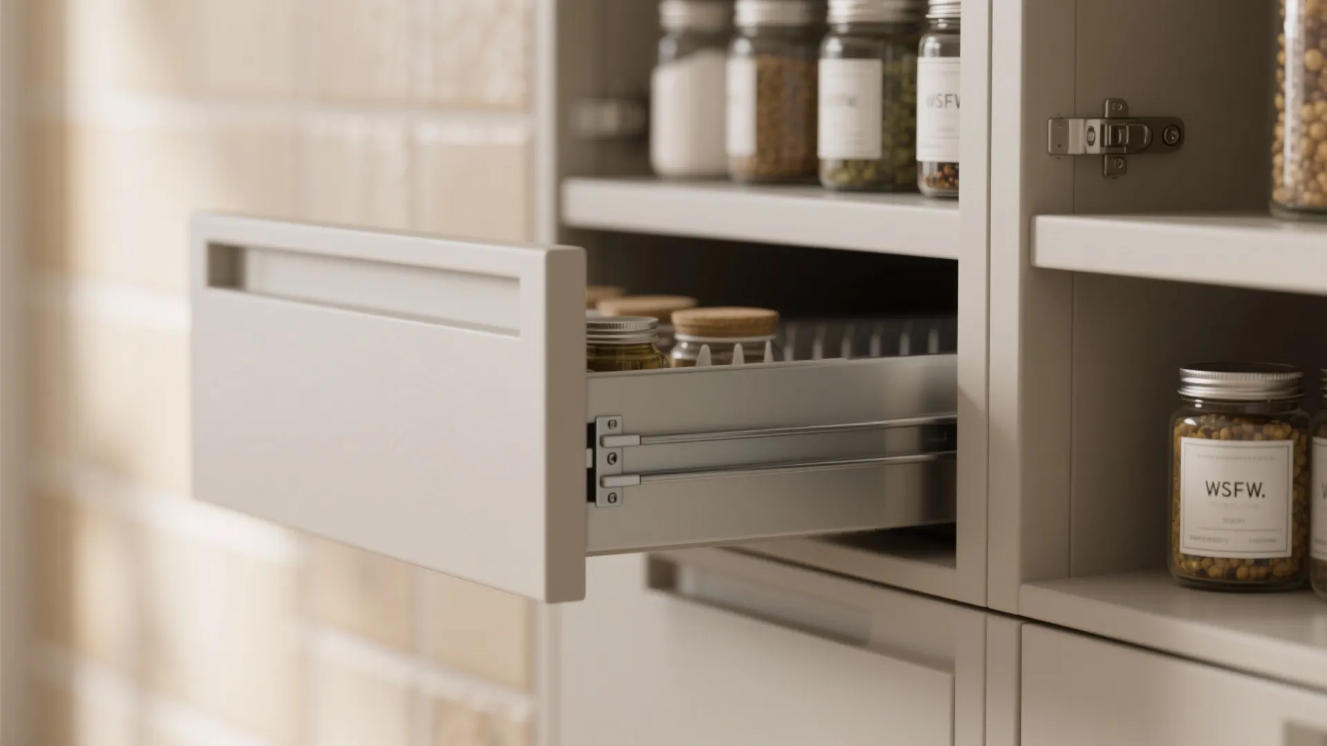 Minimalist kitchen storage for streamlined living