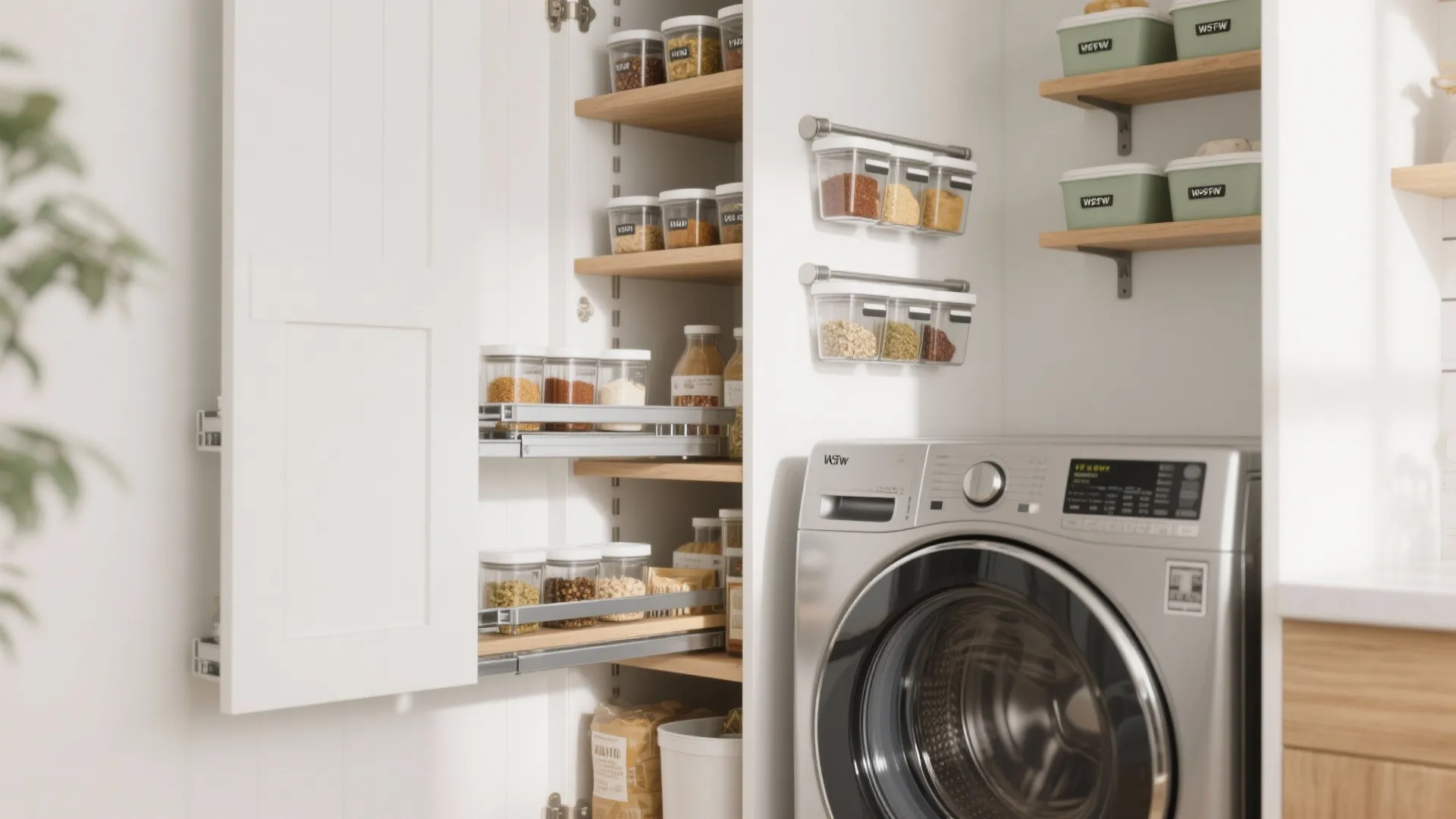 Go slim and vertical with pantry storage
