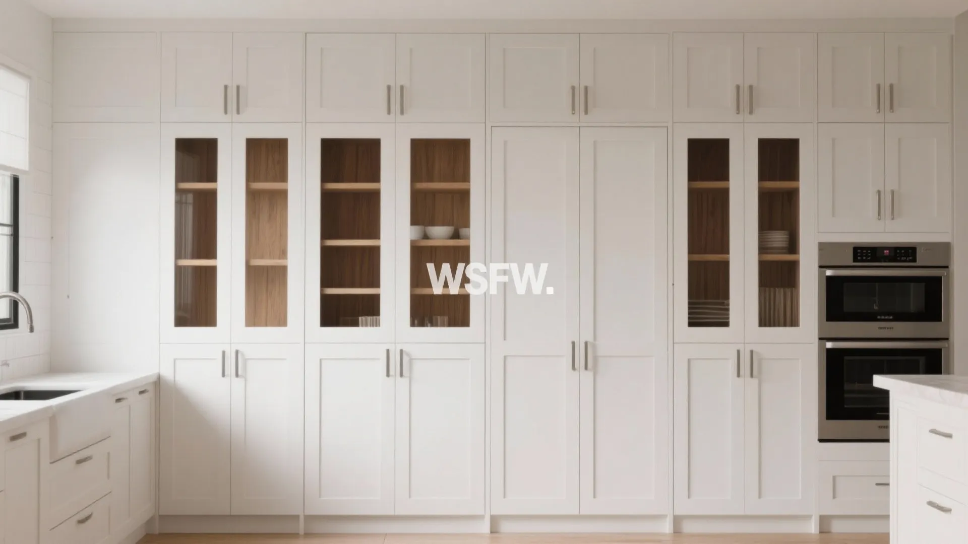 6. Floor-to-Ceiling Pantry Walls