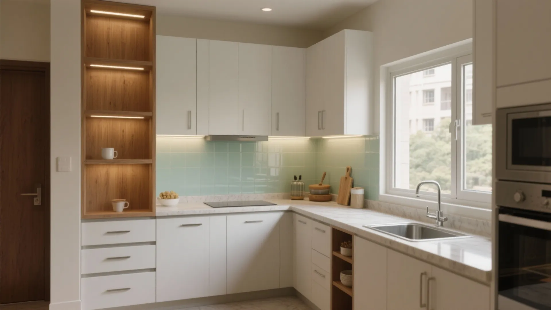 1 BHK Flat in Panvel: 5 Smart Kitchen Design Ideas: As a senior interior designer, here are my proven, space-savvy tips for a 1 BHK flat in Panvel—5 kitchen ideas that blend style, storage, and real-life practicality.