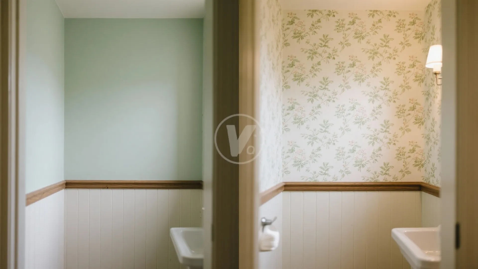 Heritage Wallpaper with Chair Rails