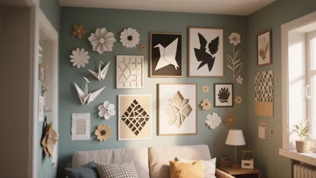5 Paper Craft Ideas for Wall Decoration